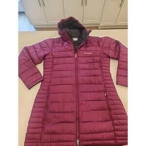 Women's Columbia Frosted Ice Hooded Puffer Jacket Large